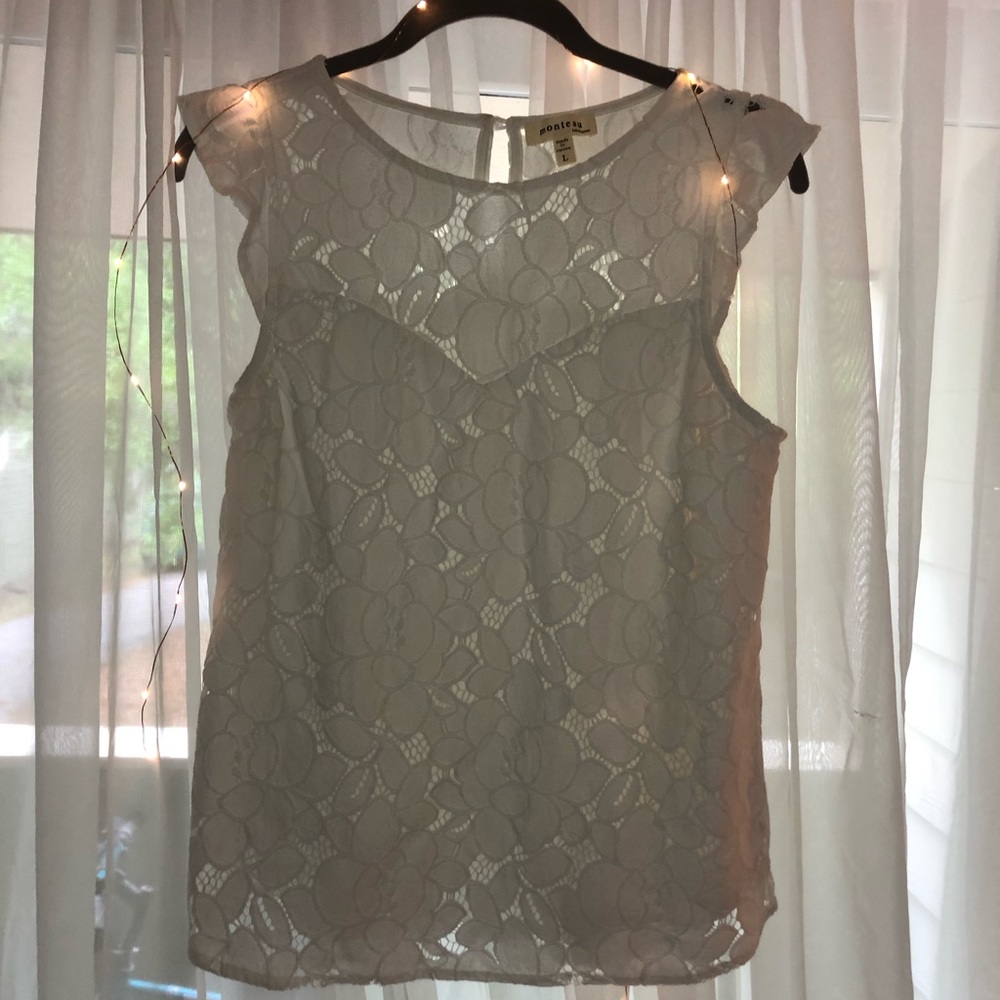 White Lace Blouse